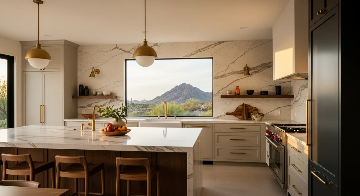 Natural materials in Arizona interior design